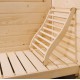 Schienale ergonomico per sauna - Karibu
