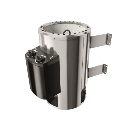 Stufa con presa elettrica 3,6KW con pannello di controllo integrato + 18 Kg di pietre