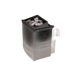 Stufa per sauna 9 KW con comando integrato + 18 Kg di pietre